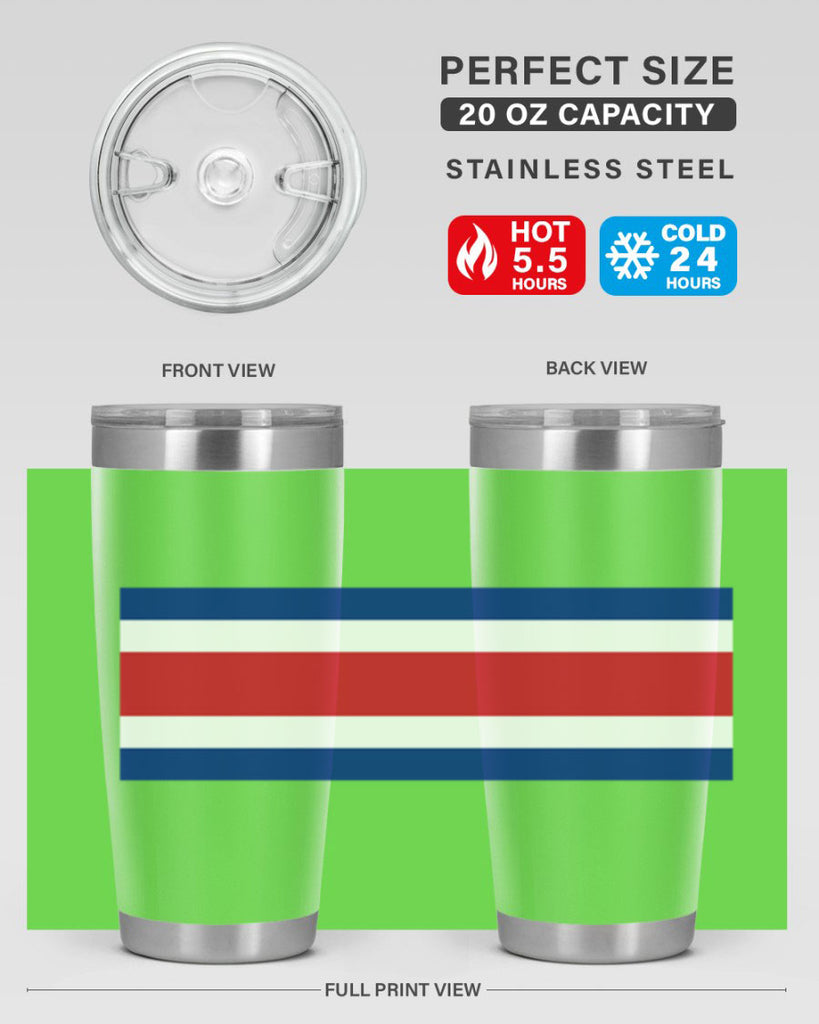 Costa Rica 157#- world flags- Tumbler