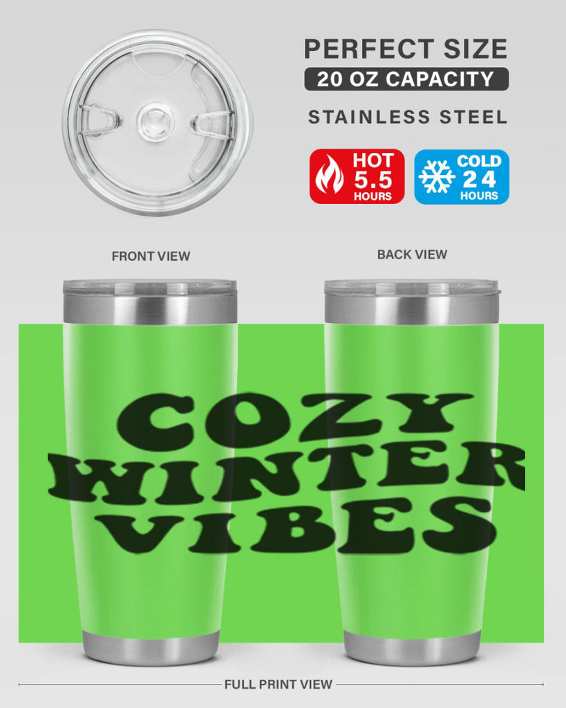 Cozy Winter Vibes 64#- winter- Tumbler
