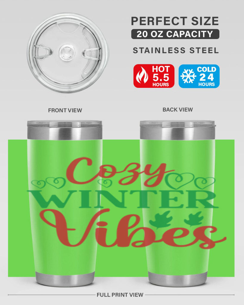 Cozy Winter Vibes 74#- winter- Tumbler