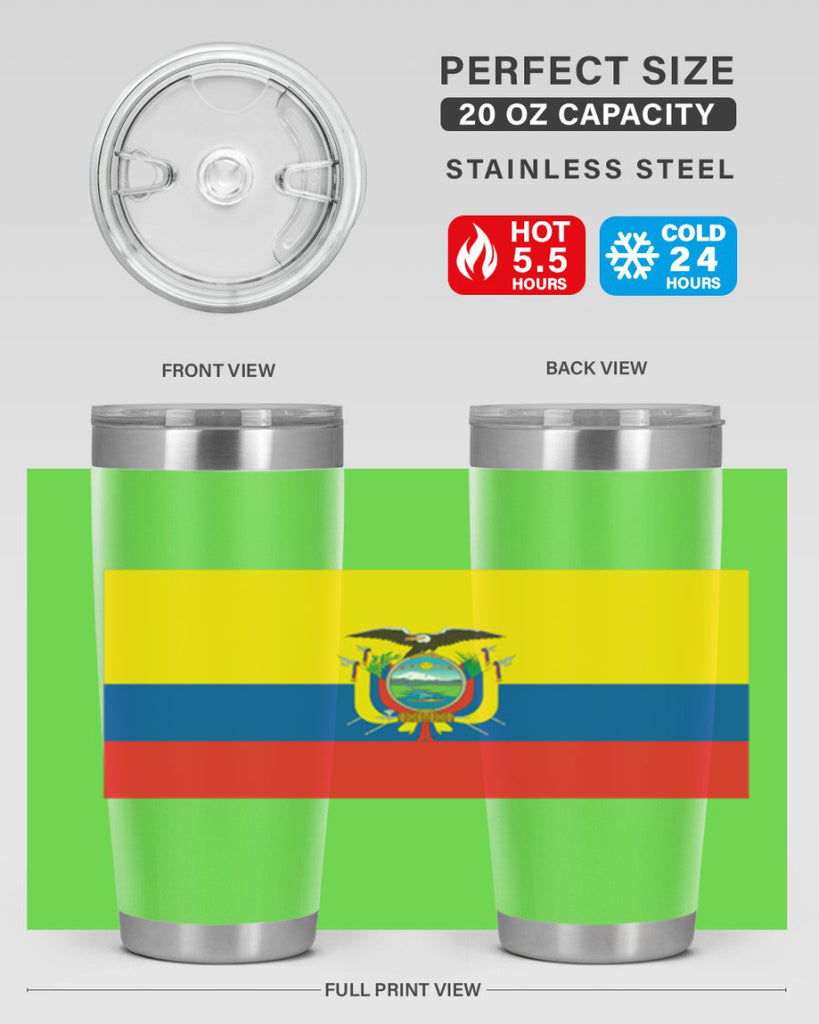 Ecuador 147#- world flags- Tumbler