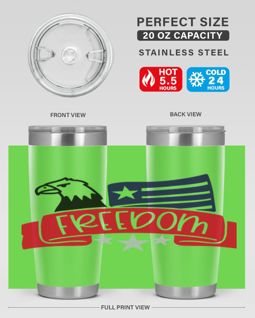 Freedom Style 147#- Fourt Of July- Tumbler