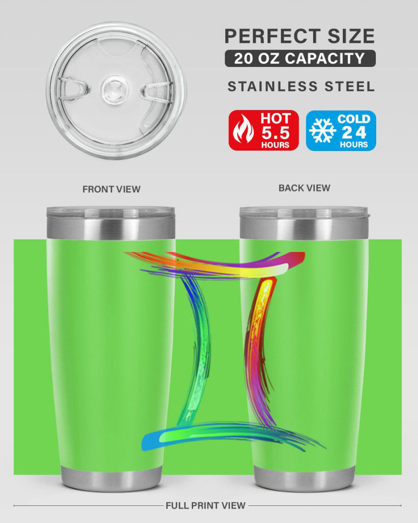 Gemini 222#- zodiac- Tumbler