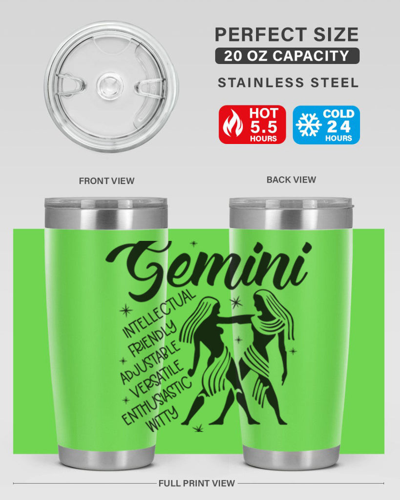 Gemini 223#- zodiac- Tumbler