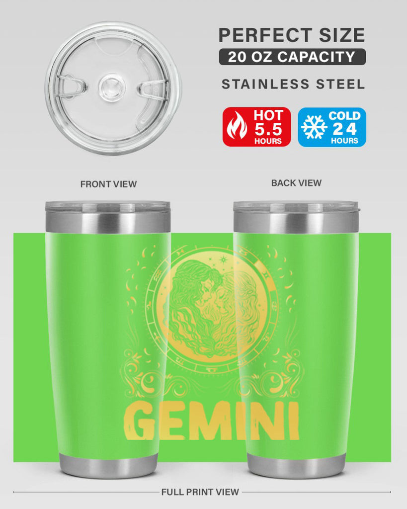 Gemini 234#- zodiac- Tumbler