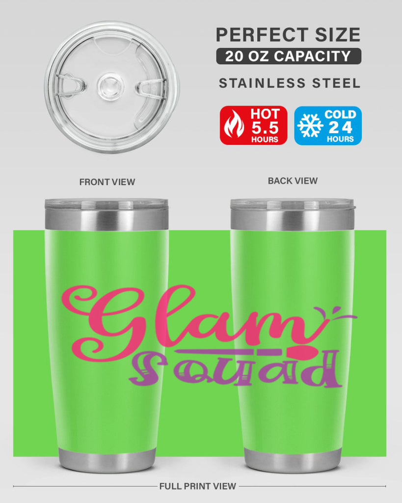 Glam Squad Style 237#- make up- Tumbler