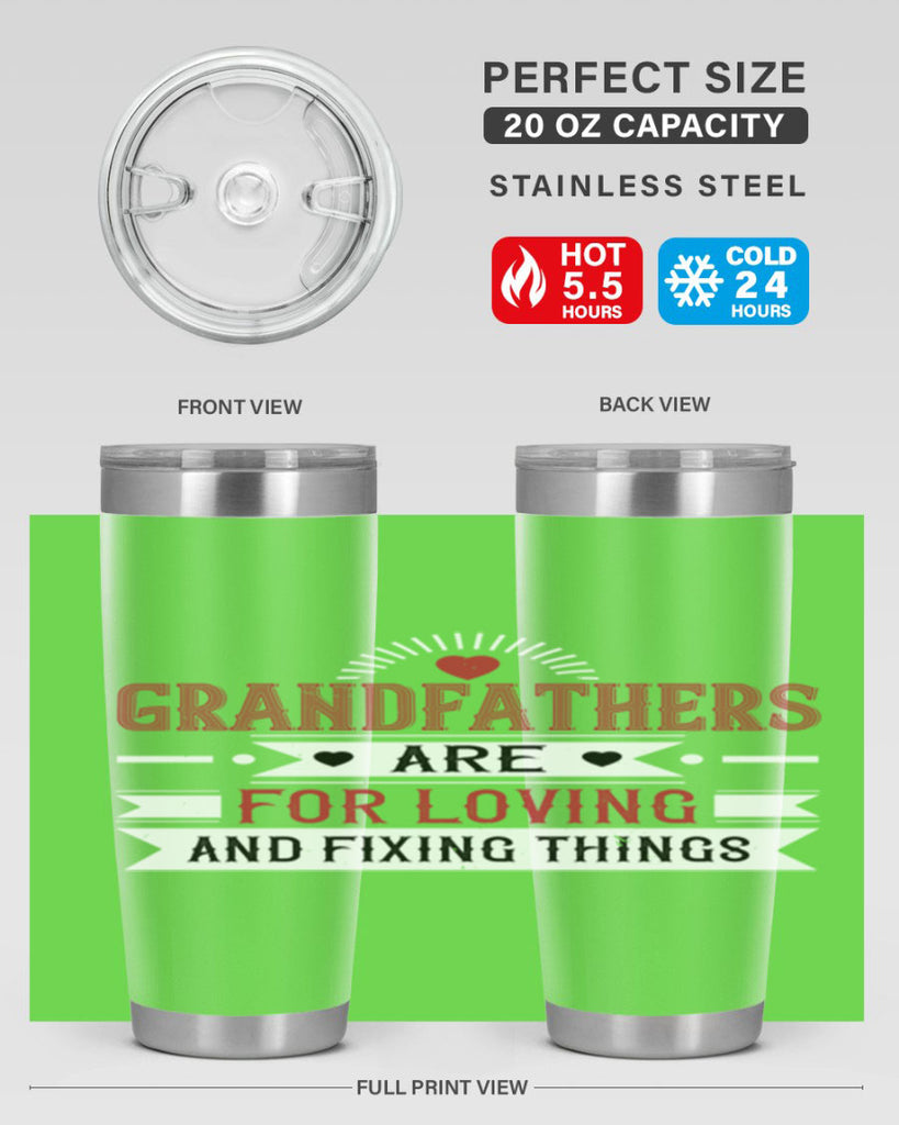 Grandfathers are for loving and fixing things 54#- grandpa - papa- Tumbler