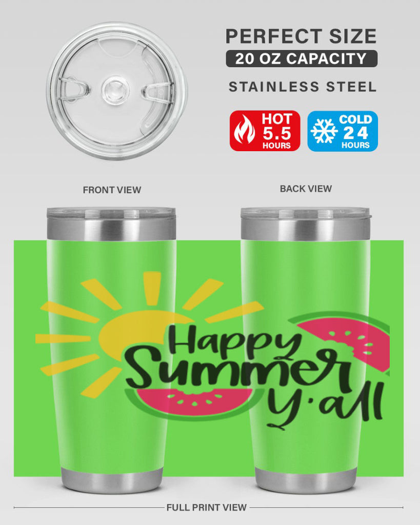 Happy Summer Yall Style 41#- summer- Tumbler