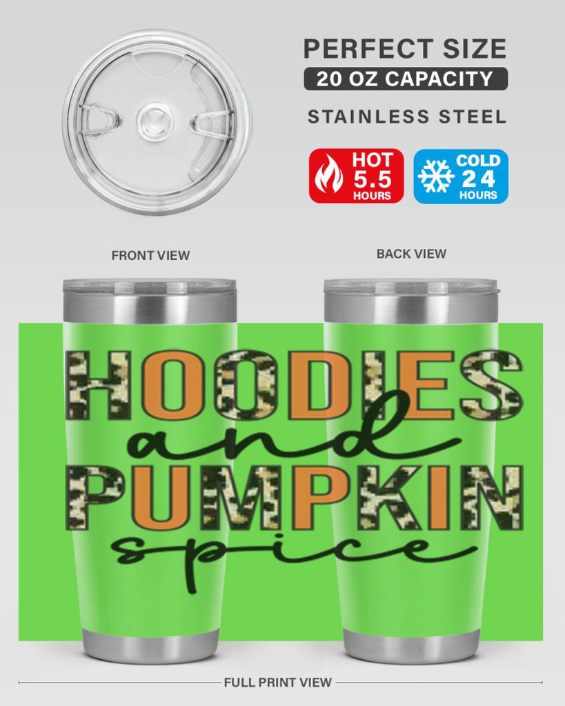 Hoodies and pumpkin spice 317#- fall- Tumbler