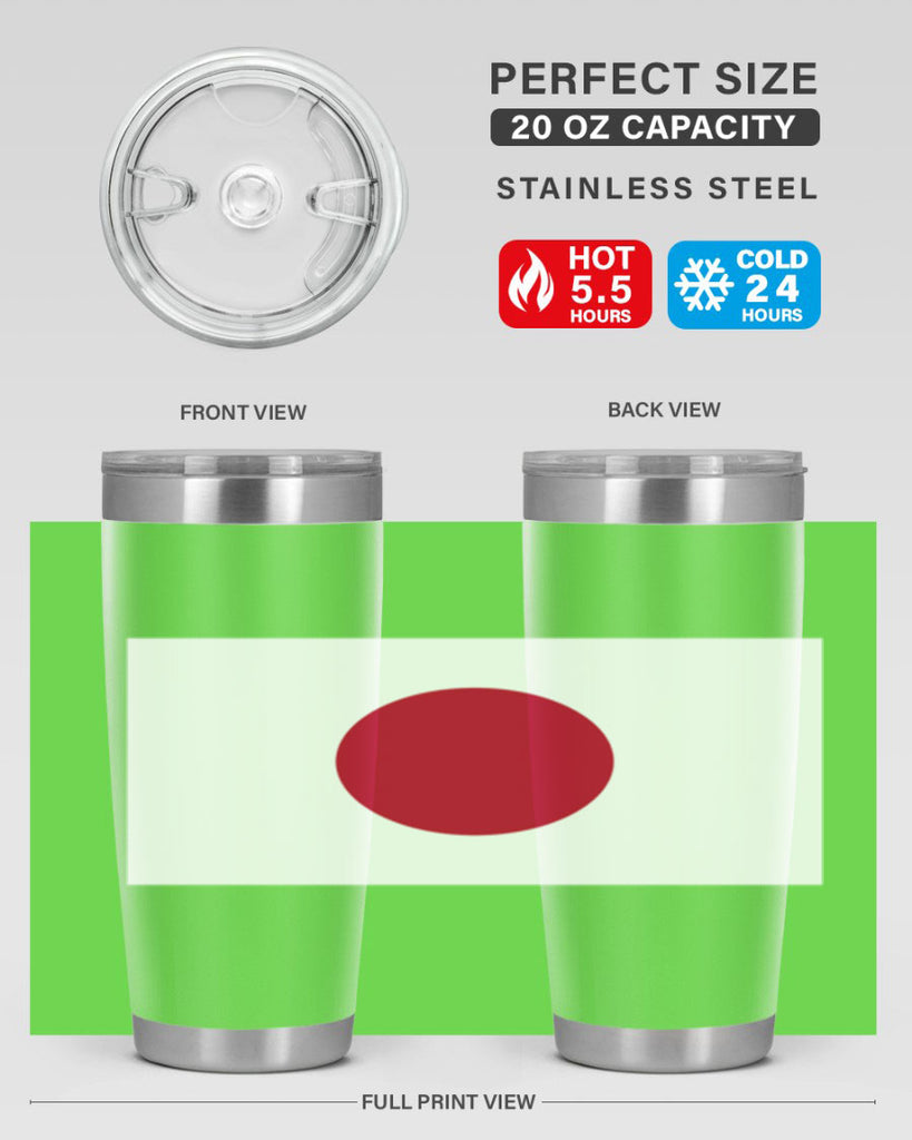Japan 113#- world flags- Tumbler