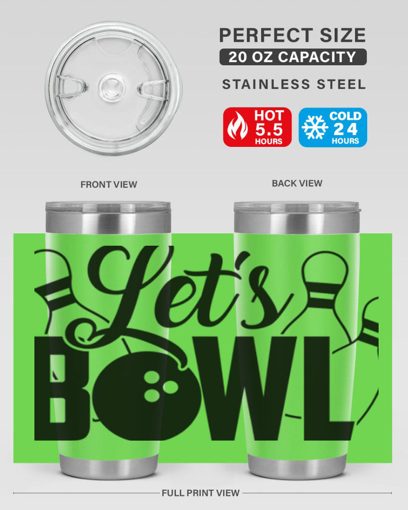 Lets bowl 929#- bowlig- Tumbler