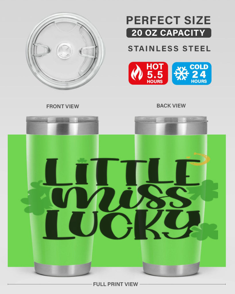 Little Miss Lucky Style 68#- St Patricks Day- Tumbler