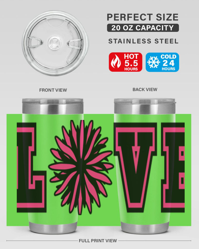 Love 694#- cheer- Tumbler