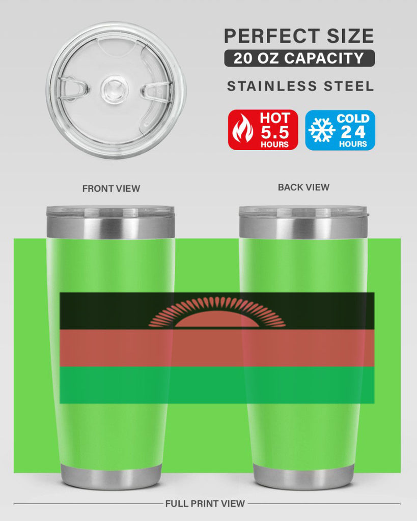 Malawi 95#- world flags- Tumbler