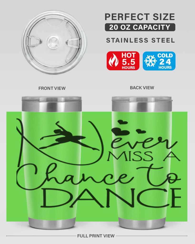 Never Miss a Chance to Dance 62#- ballet- Tumbler