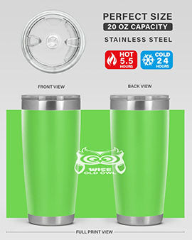 Owl Lover Wise Old Owl A TurtleRabbit 13#- owl- Tumblers