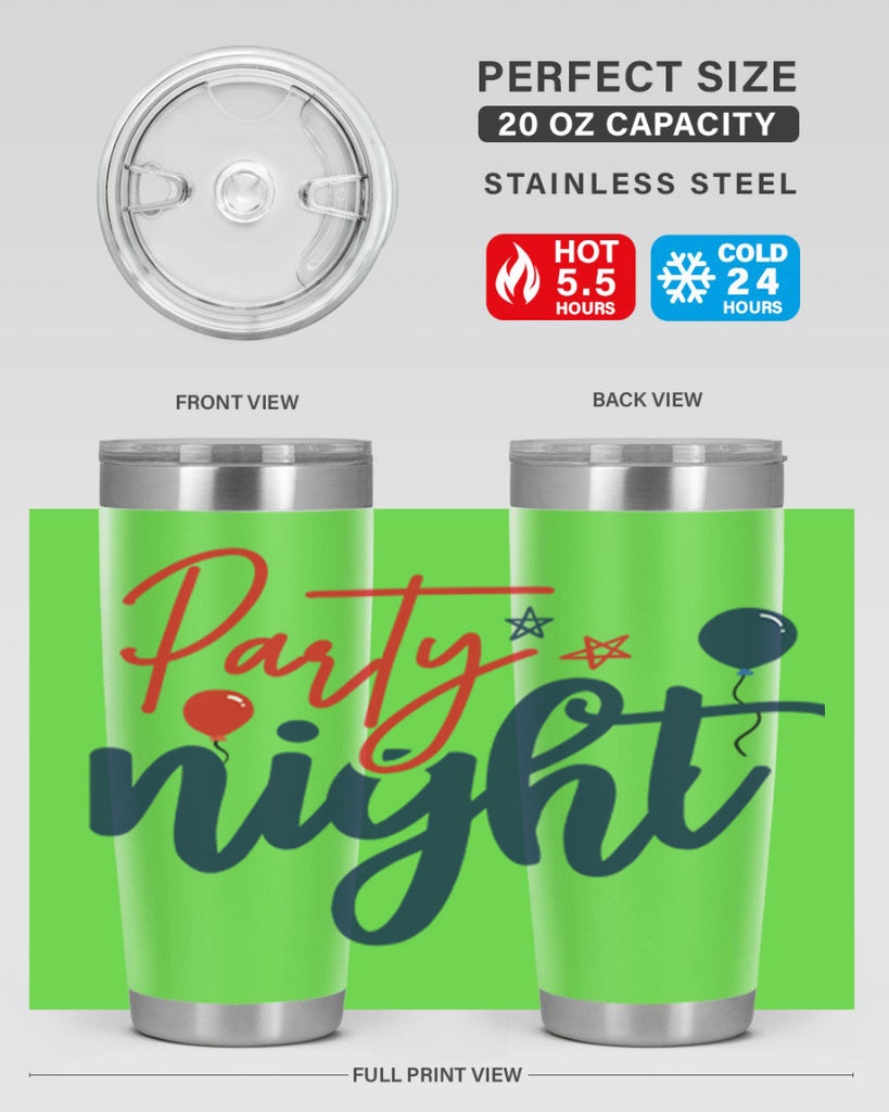 Party Night Style 84#- Fourt Of July- Tumbler