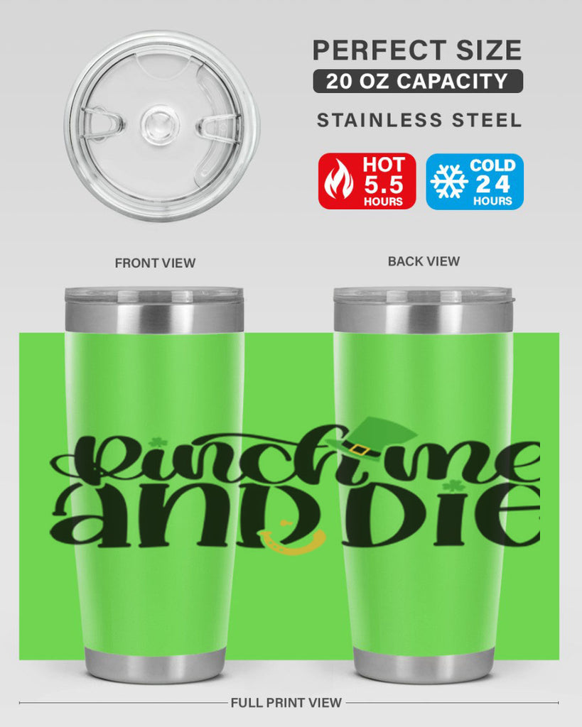 Pinch Me And Die Style 39#- St Patricks Day- Tumbler