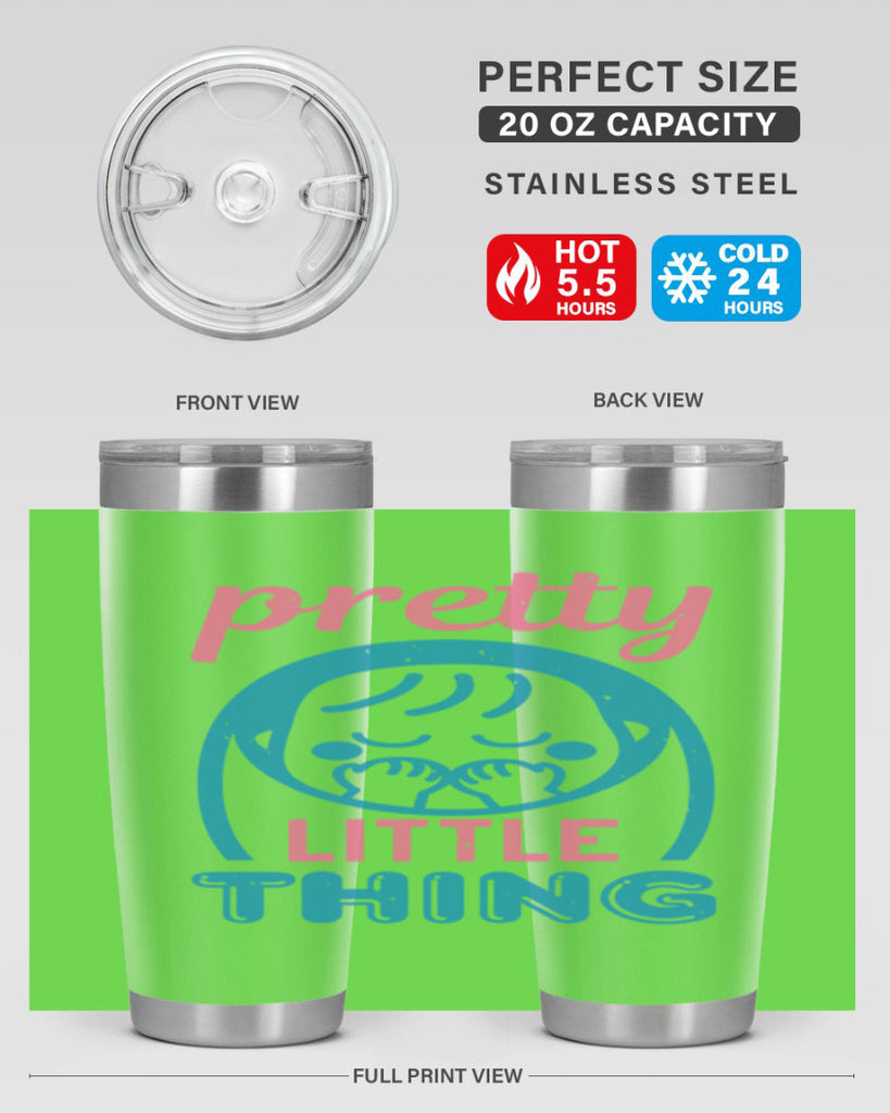Pretty little Thing Style 19#- baby shower- tumbler