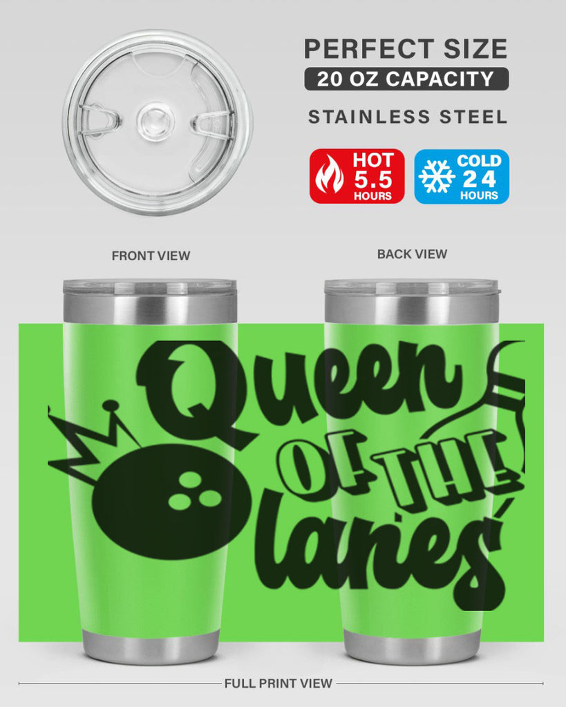 Queen of the lanes 559#- bowlig- Tumbler