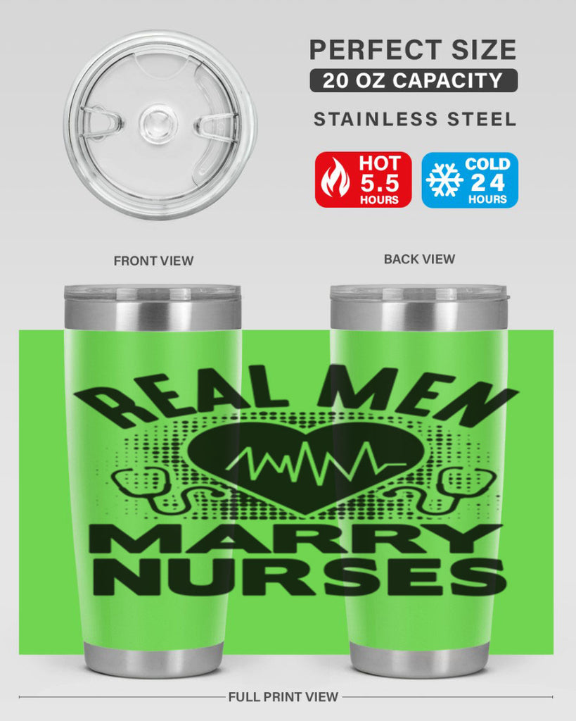 Real men Style 253#- nurse- tumbler
