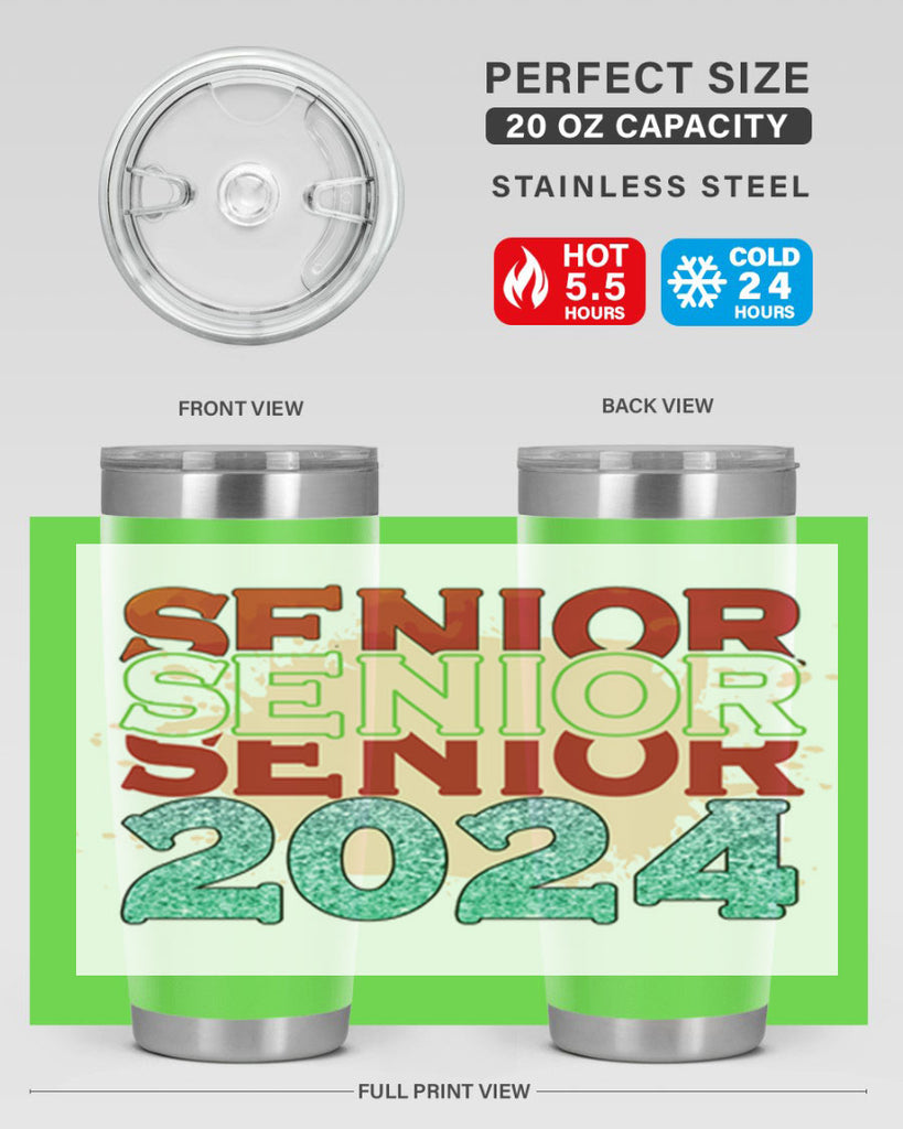 Senior 2024 1 10#- 12th grade- Tumbler