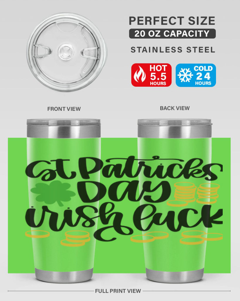 St Patricks Day Irish Luck Style 28#- St Patricks Day- Tumbler