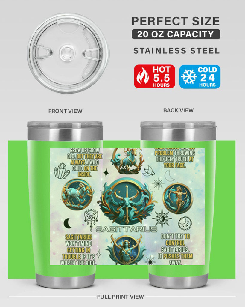 StraightSaggitarius 476#- zodiac- Tumbler