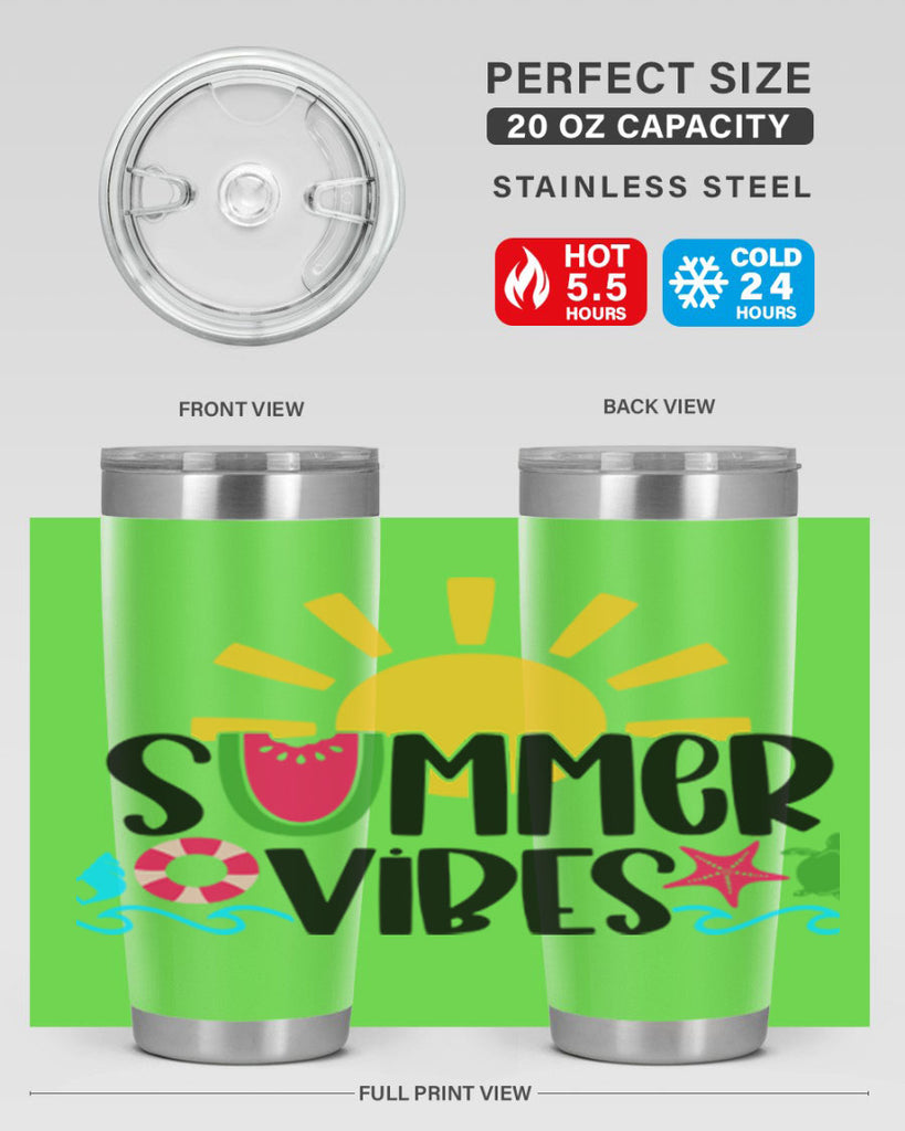 Summer Vibes Style 19#- summer- Tumbler