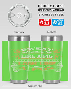 Sweat like a pig look like a fox Style 30#- pig- Tumbler