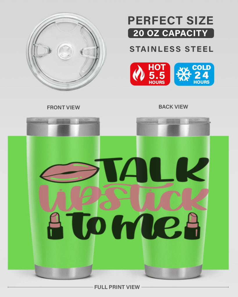 Talk Lipstick To Me Style 15#- make up- Tumbler