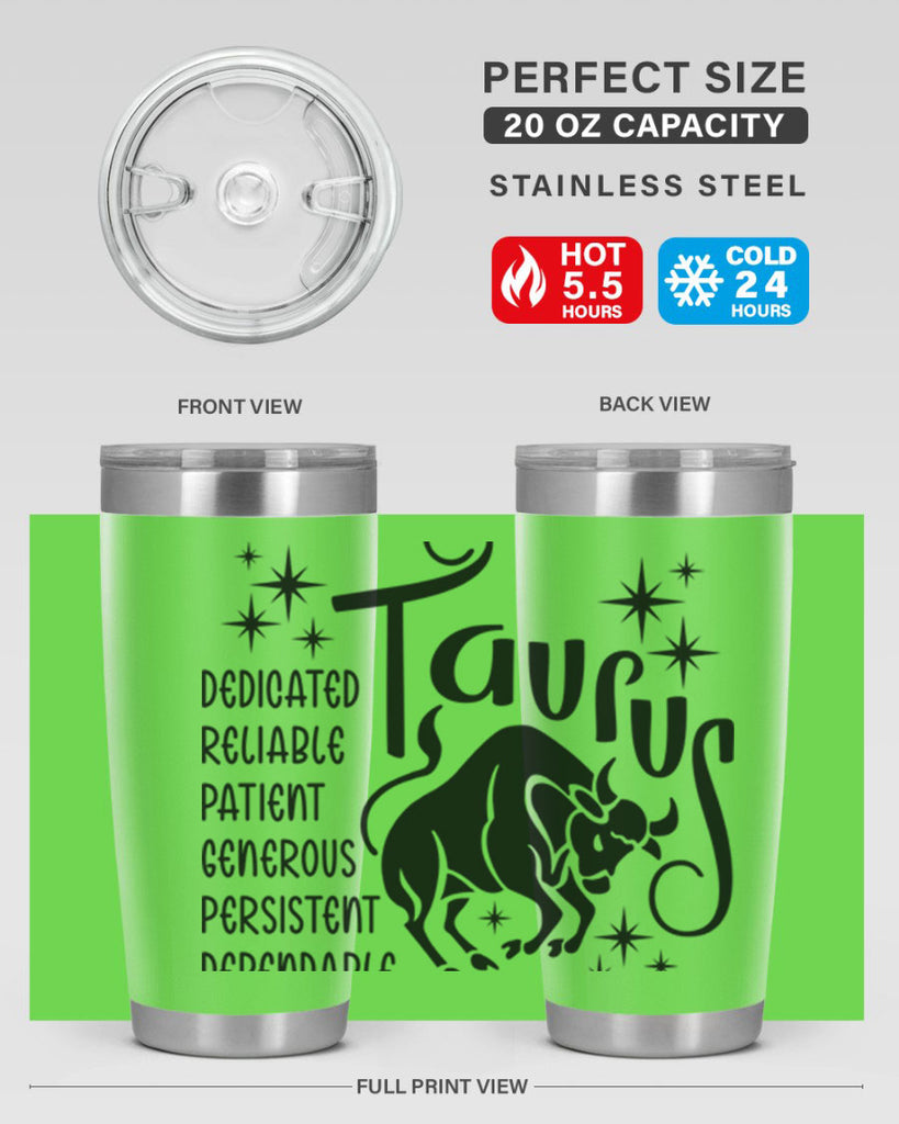 Taurus 486#- zodiac- Tumbler
