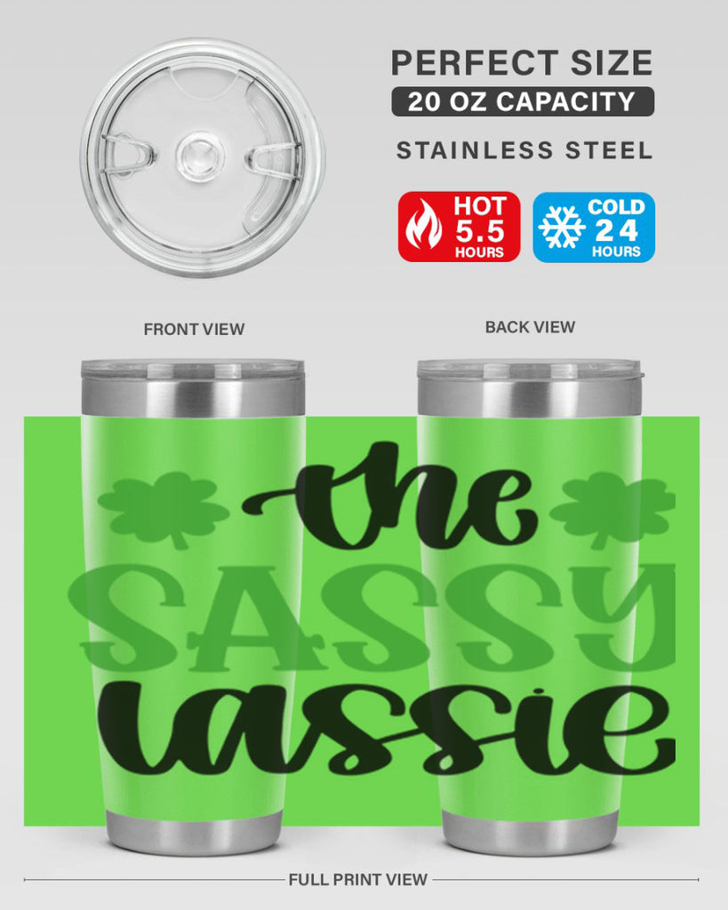 The Sassy Iassie Style 26#- St Patricks Day- Tumbler