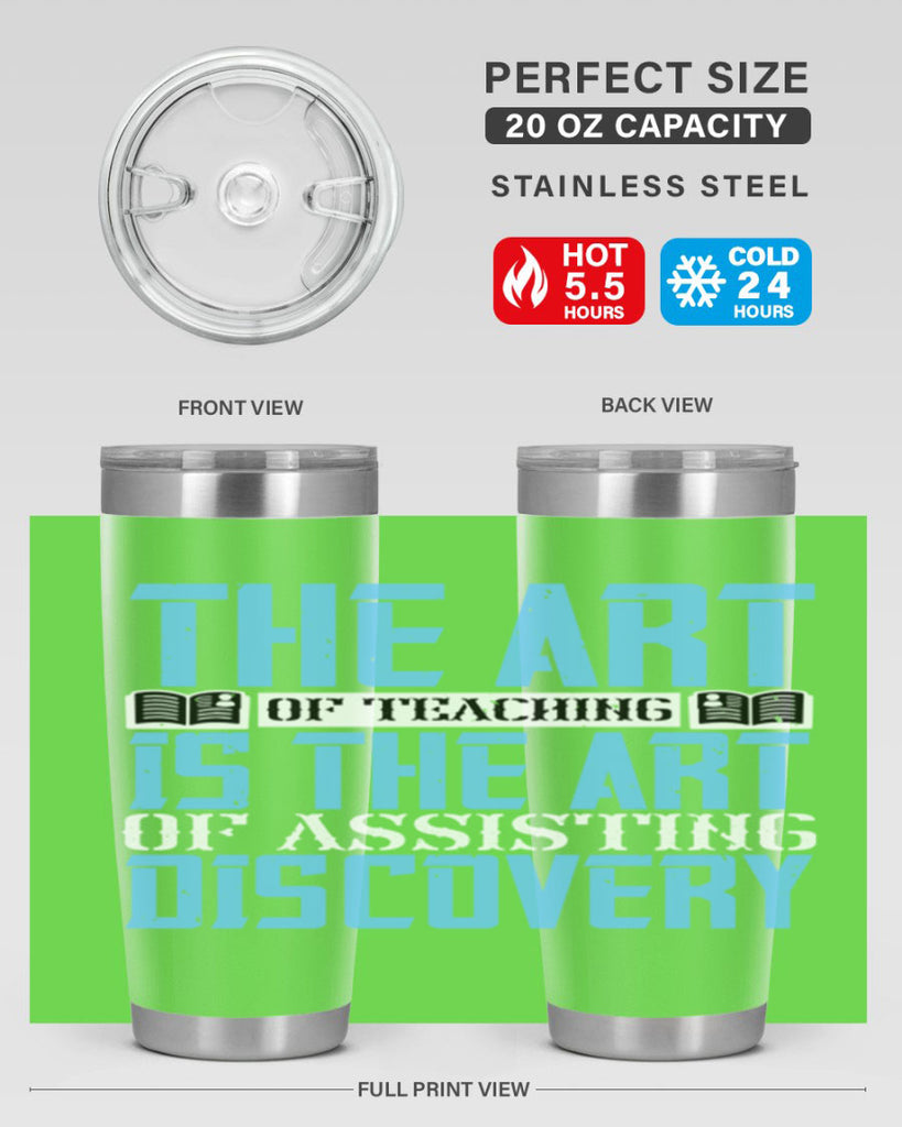The art of teaching is the art of assisting discovery Style 15#- coaching- tumbler