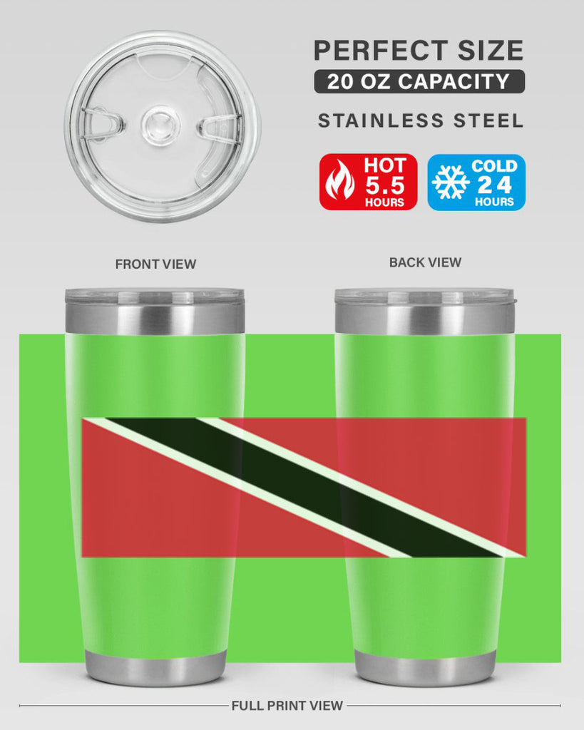 Trinidad and Tobago 19#- world flags- Tumbler