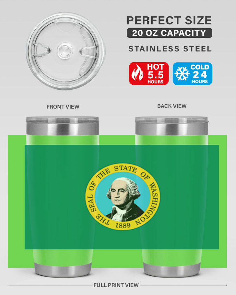 Washington 4#- stateflags- Tumbler
