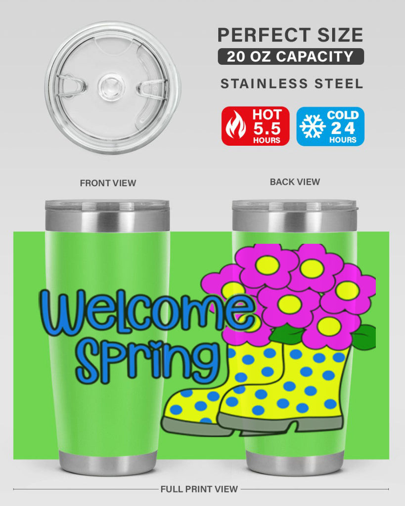 Welcome Spring rainboots page577#- spring- Tumbler