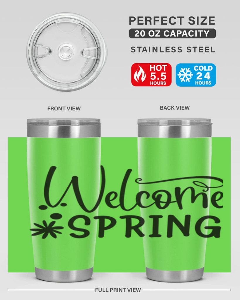 Welcome spring 12#- spring- Tumbler