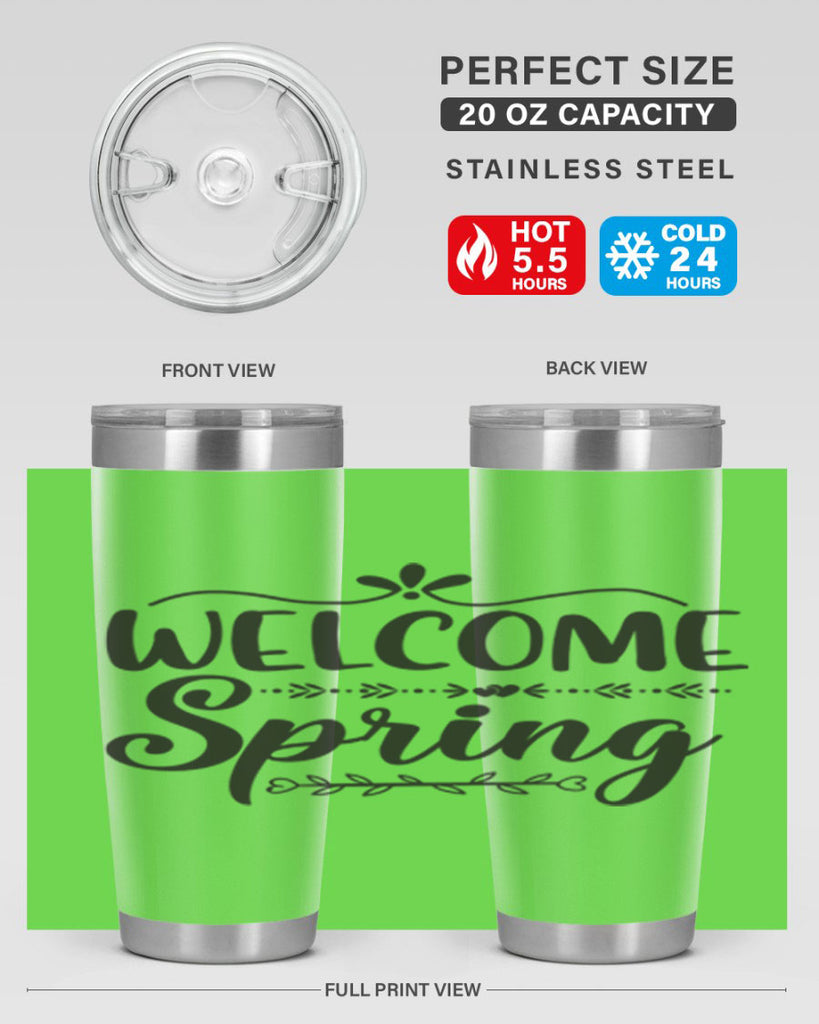 Welcome spring 576#- spring- Tumbler