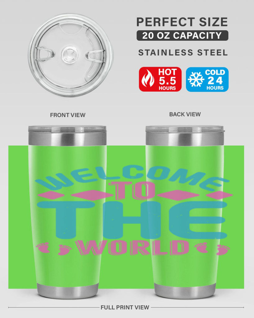 Welcome to the world Style 162#- baby- tumbler