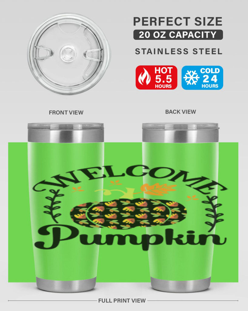 Welcomepumpkin 640#- fall- Tumbler