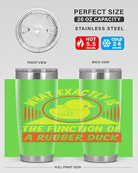 What exactly is the function of a rubber duck Style 10#- duck- Tumbler