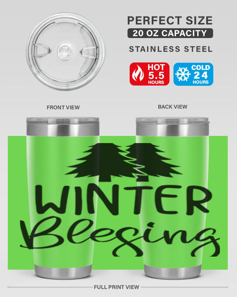 Winter Blesing483#- winter- Tumbler