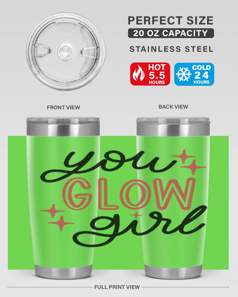 You Glow Girl Style 5#- make up- Tumbler