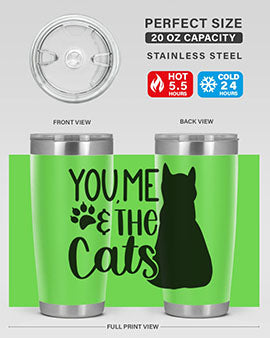 You Me The Cat Style 110#- cat- Tumbler