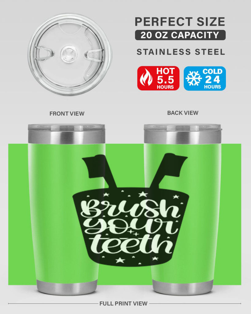 brush your teeth 45#- bathroom- Tumbler