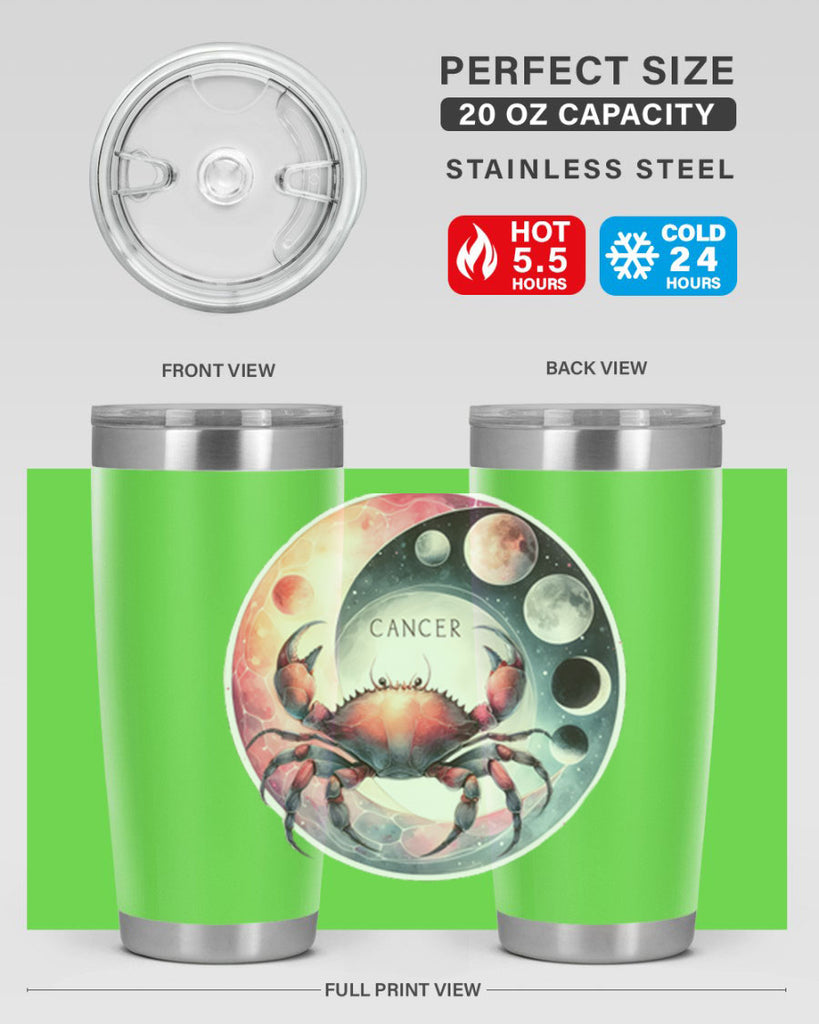 cancer 166#- zodiac- Tumbler