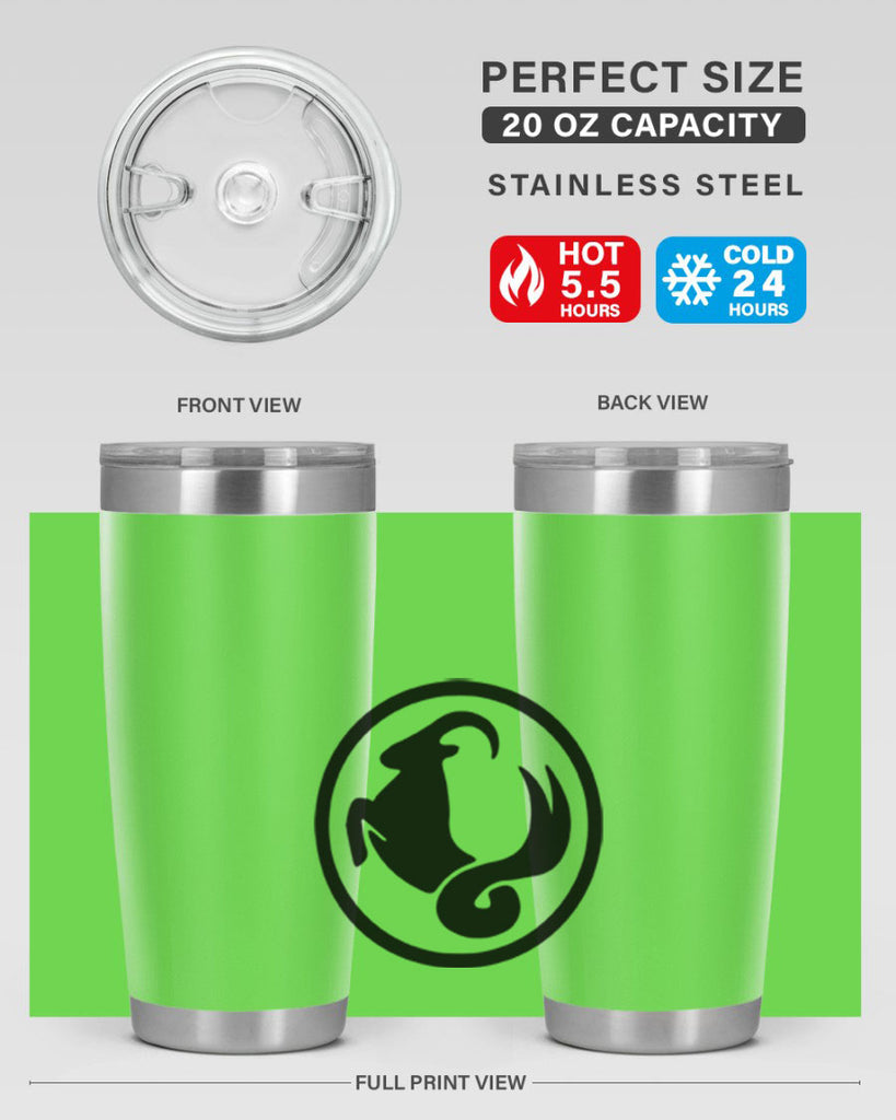 capricorn 203#- zodiac- Tumbler