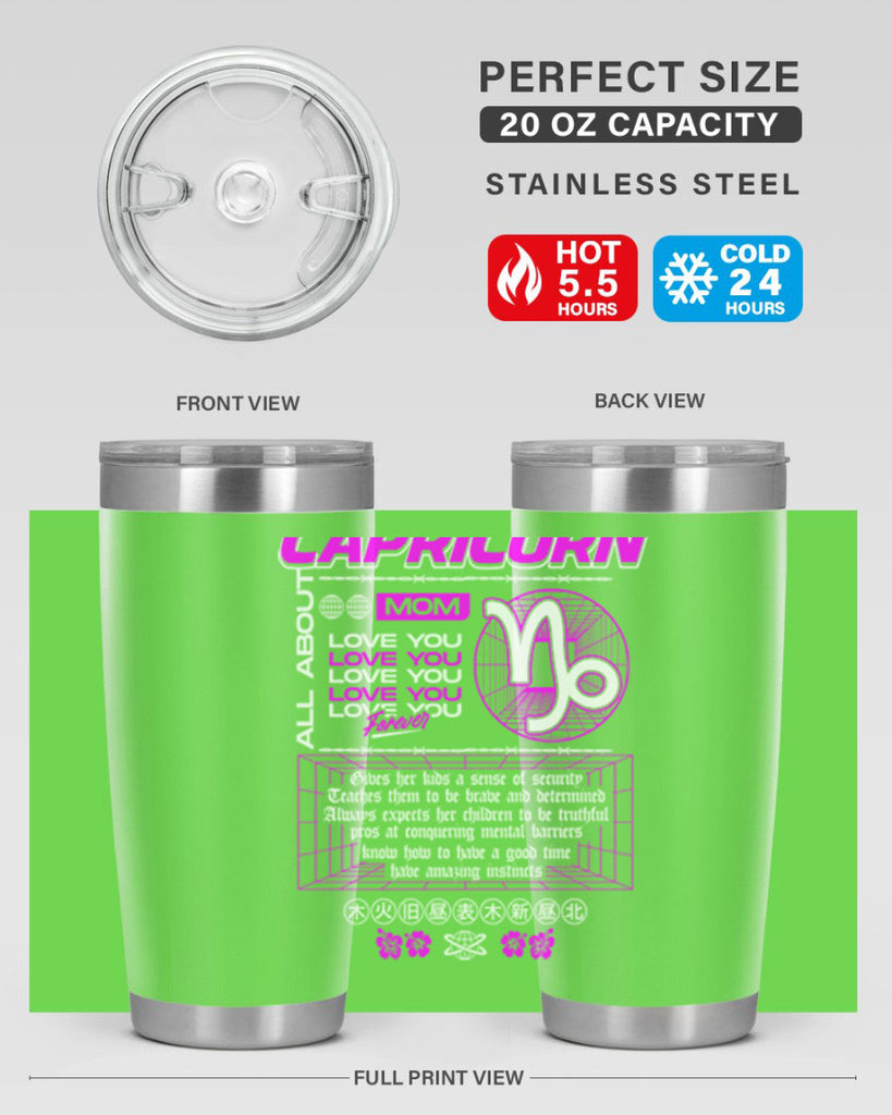 capricorn 208#- zodiac- Tumbler