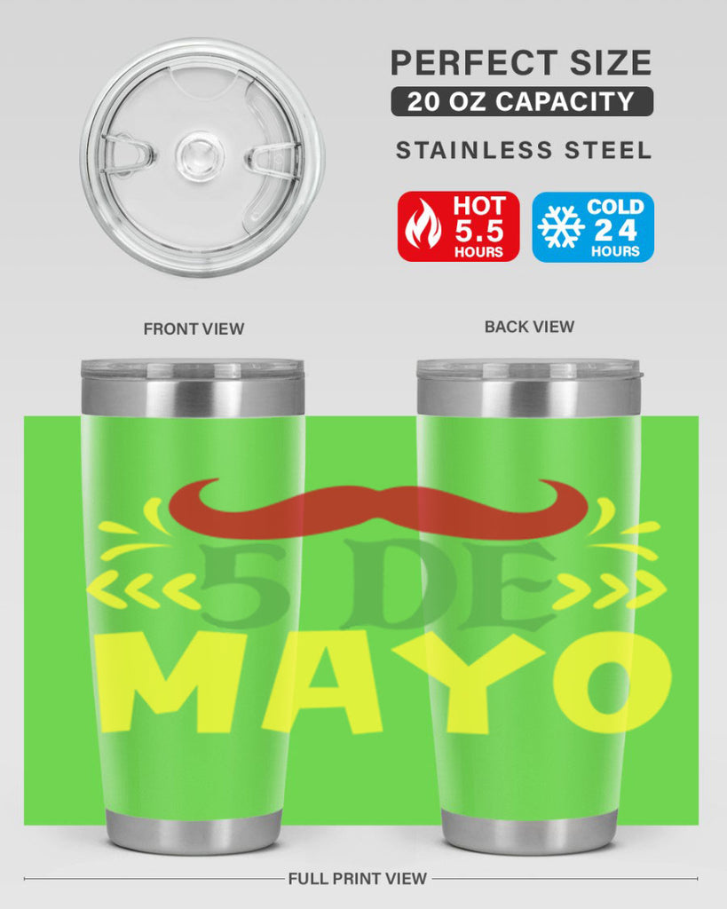 de mayo 5#- cinco de mayo- Tumbler