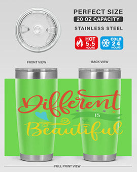 different is beautiful Style 11#- autism- Tumbler